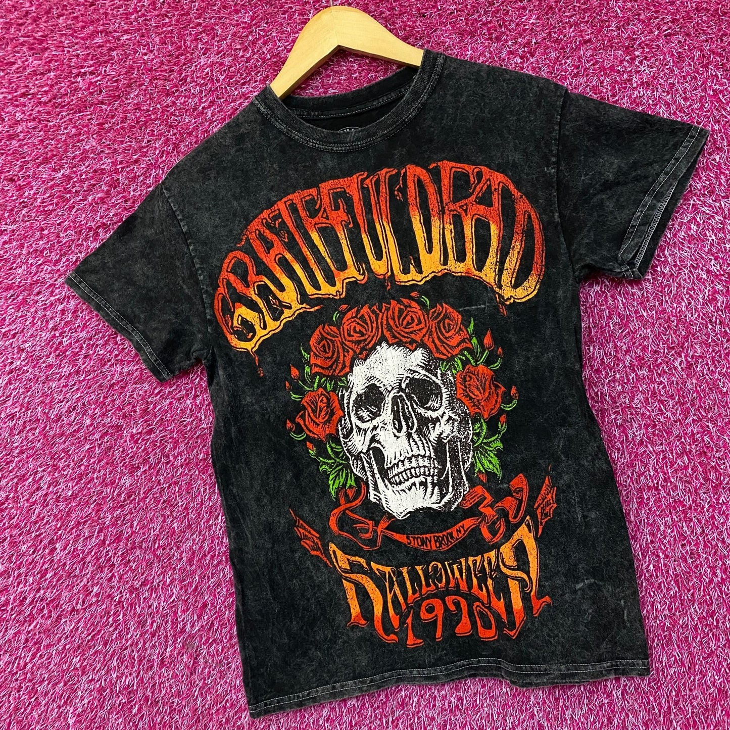 Grateful Dead Halloween 1970 Rock Band Mineral Wash T-Shirt Small