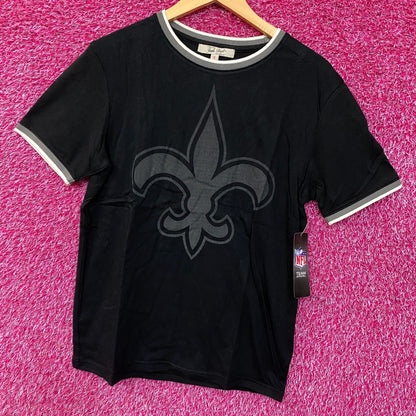 Junk Food Clothing New Orleans Saints Throwback Ringer T-Shirt Small
