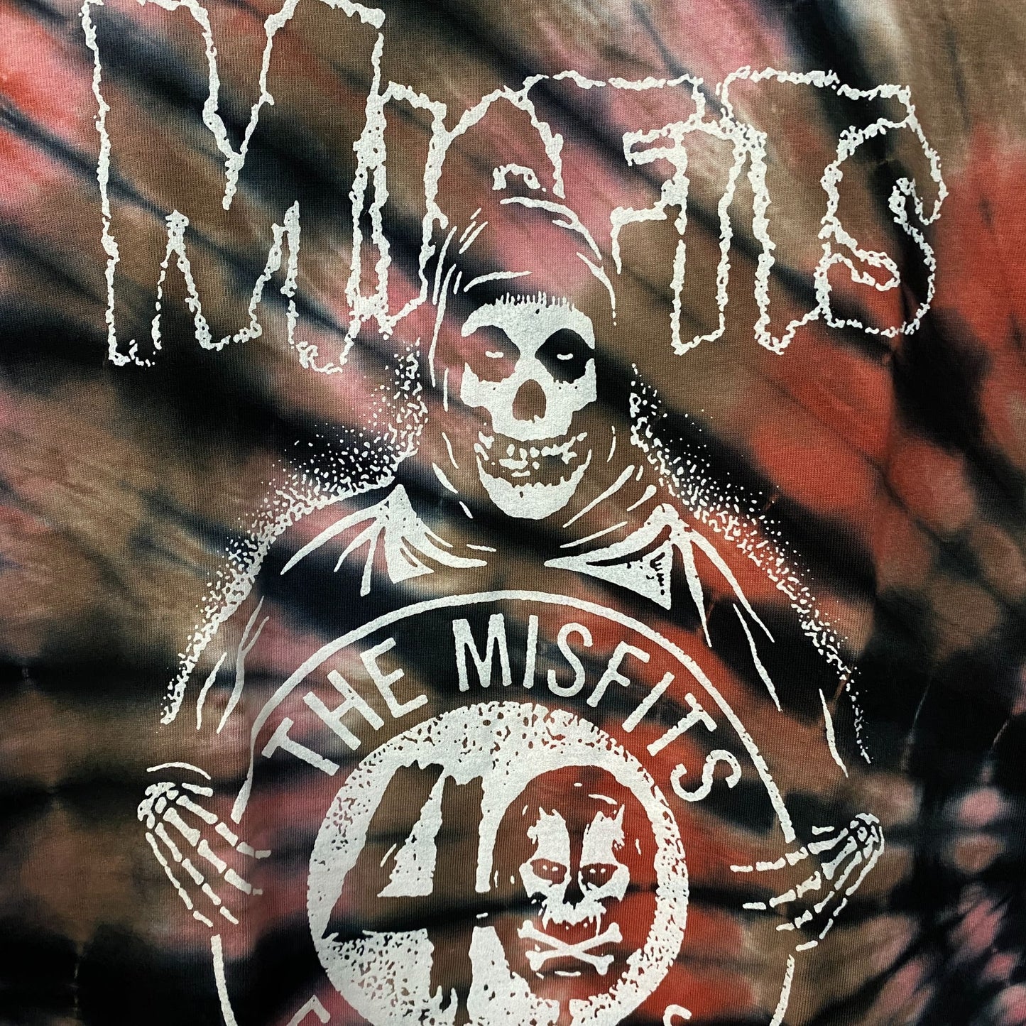 Misfits 40th-anniversary Four Decades in Horror Business Tie Dye T-Shirt Medium