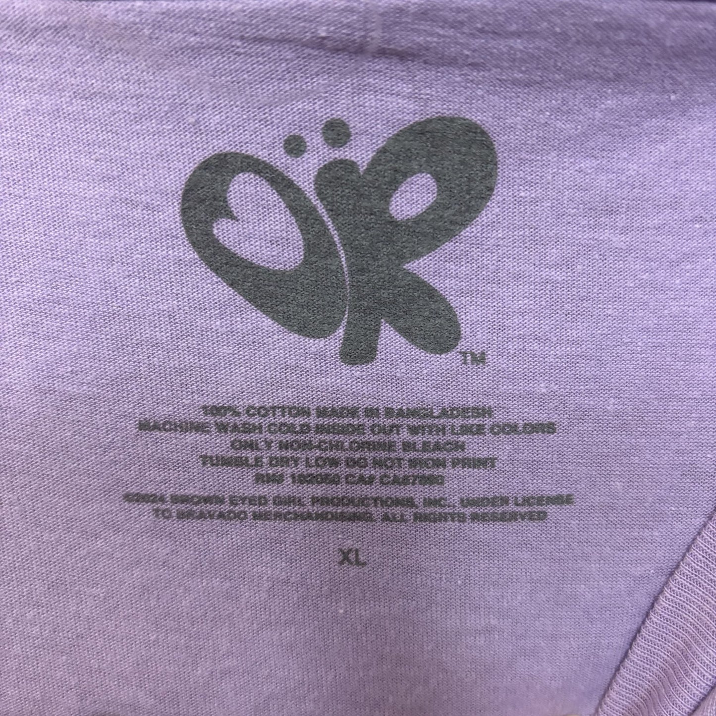 Olivia Rodrigo Spills Her Guts Live Purple T-Shirt XL