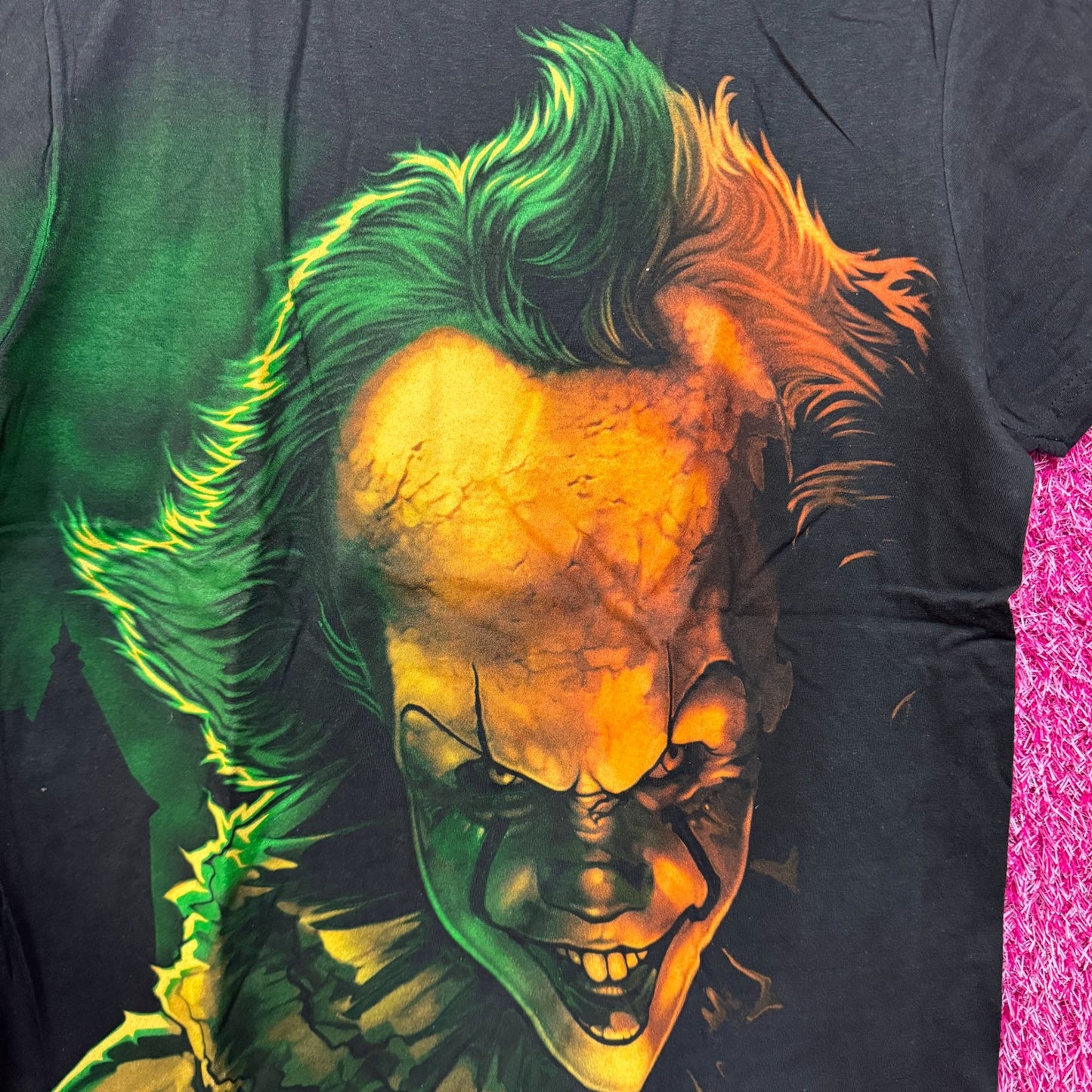 Toxic Pennywise the Clown IT Chapter Two Horror Movie Tee M