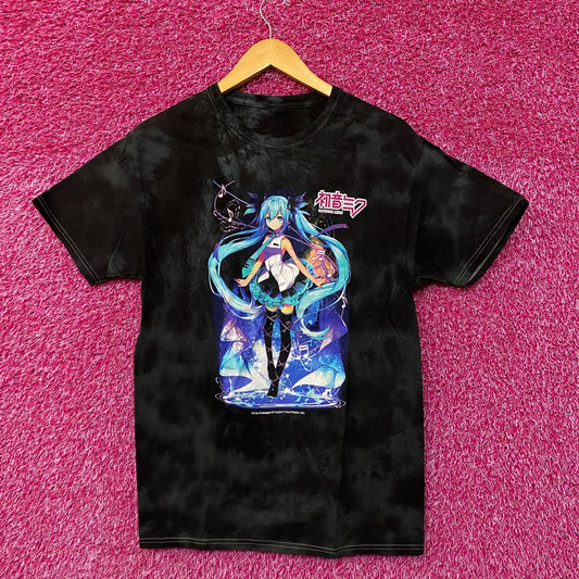 Hatsune Miku Power Up With Music tiedye Tshirt size medium