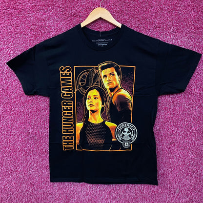 The Hunger Games Katniss & Peeta District 12 Graphic T-Shirt Large