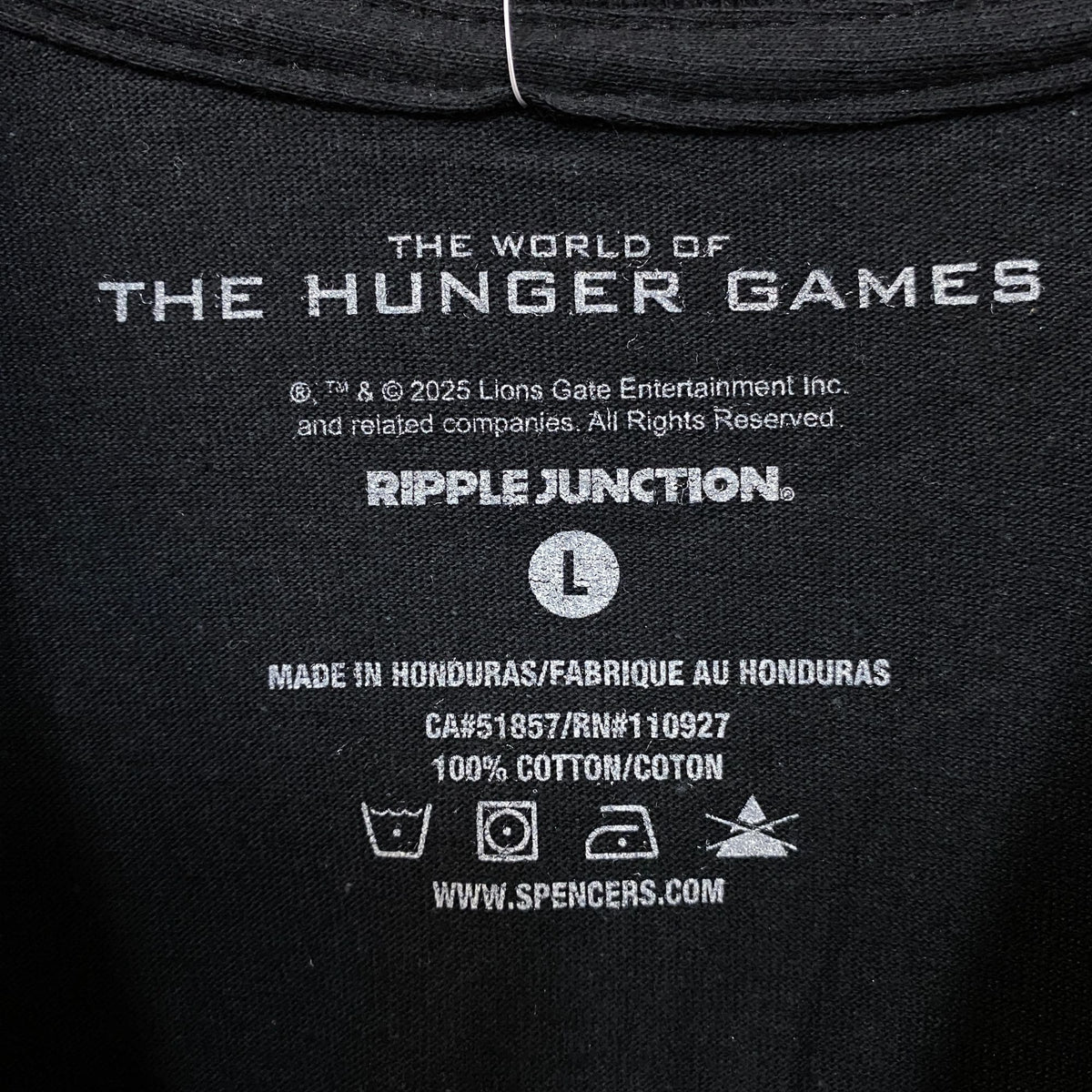 The Hunger Games Katniss & Peeta District 12 Graphic T-Shirt Large