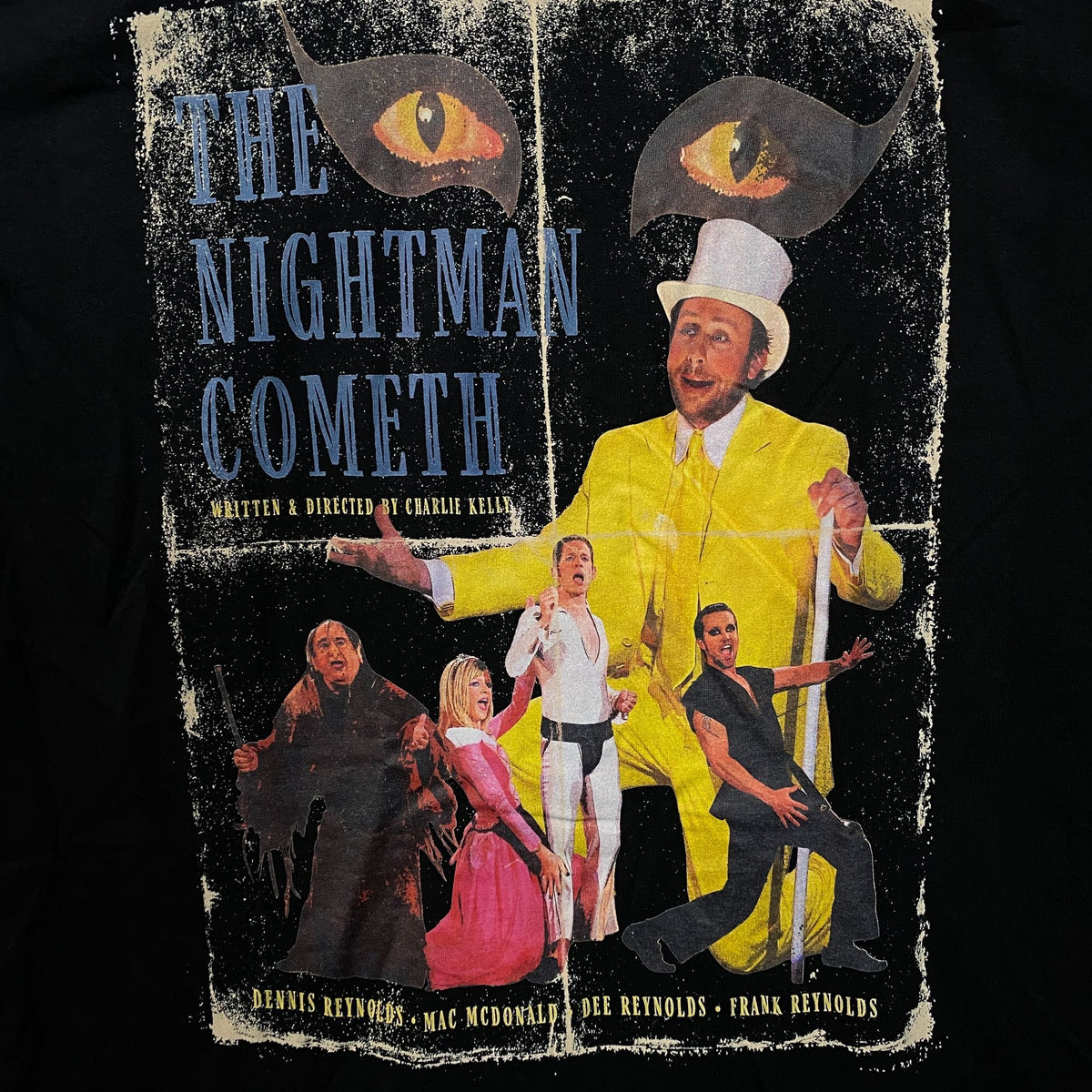 It's Always Sunny in Philadelphia The Nightman Cometh Graphic T-Shirt Large