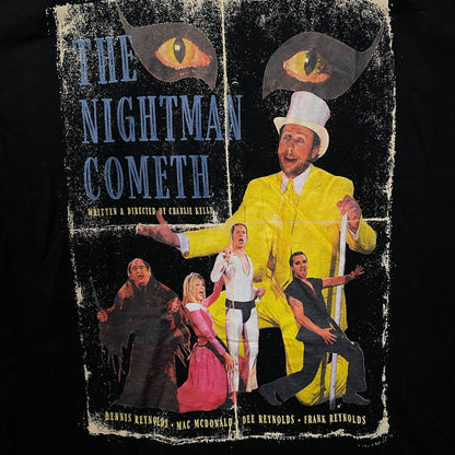 It's Always Sunny in Philadelphia The Nightman Cometh Graphic T-Shirt Large