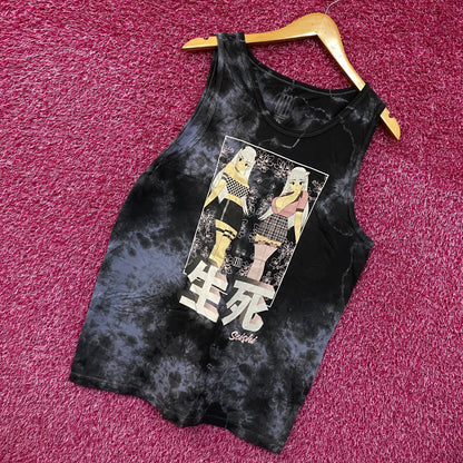 Seishi Four Eyes Gray Street Wear Tank  size Extra Large