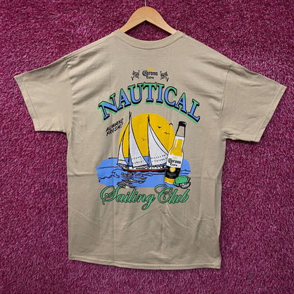 Corona Extra "Nautical Sailing Club" Graphic T-Shirt Large