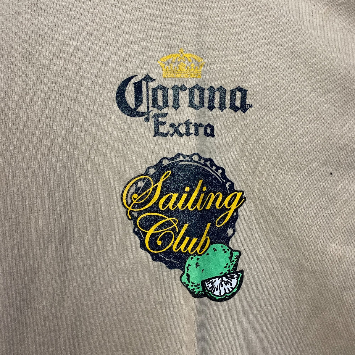 Corona Extra "Nautical Sailing Club" Graphic T-Shirt Large