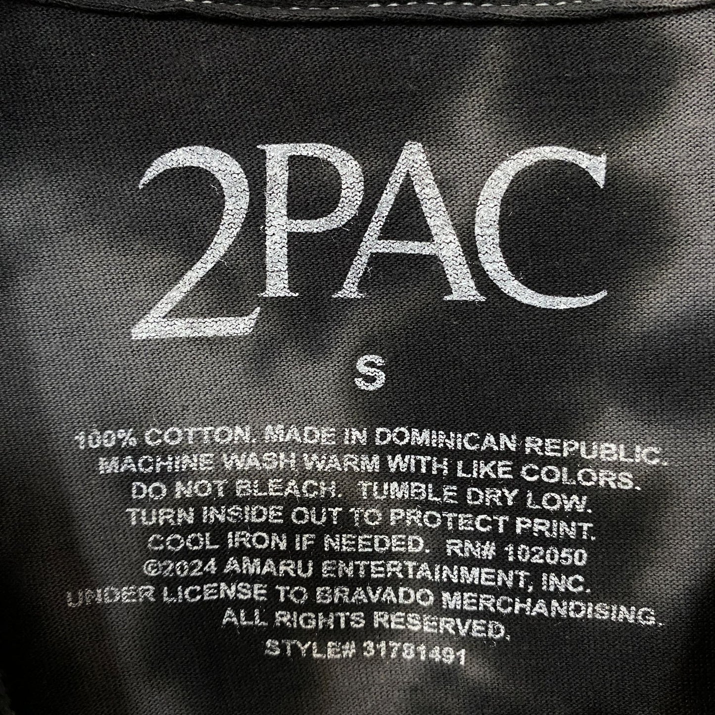 2Pac Tupac Shakur California Love Hip-Hop Tie-Dye T-Shirt Small