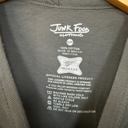 Junk Food Miller High Life Lightning Bottles Hockey Tee S/M