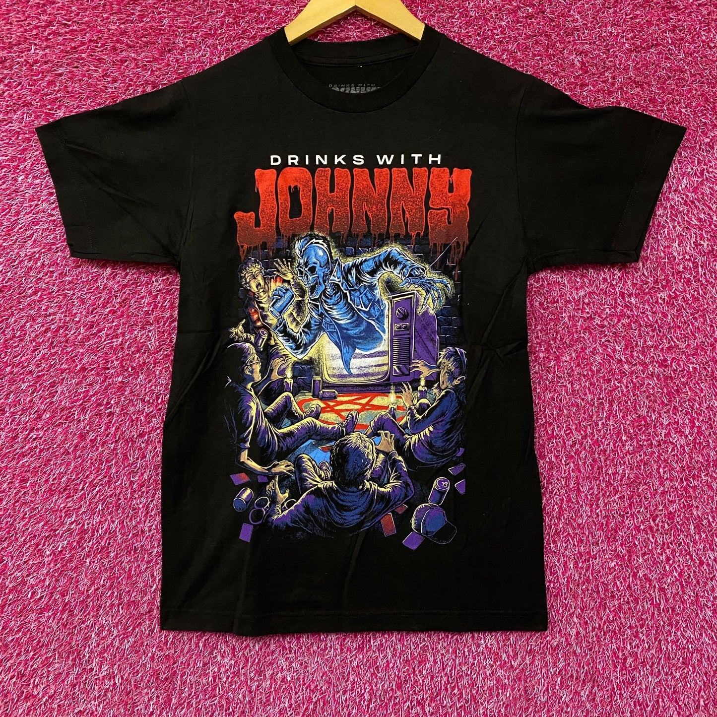 Drinks With Johnny The Summoning T-Shirt Small