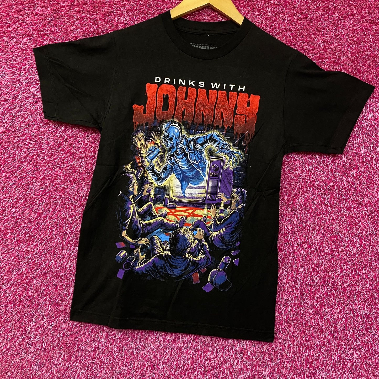 Drinks With Johnny The Summoning T-Shirt Small