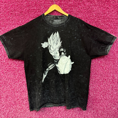 Dragon Ball Z Vegeta mineral wash Anime T-shirt size 2XL