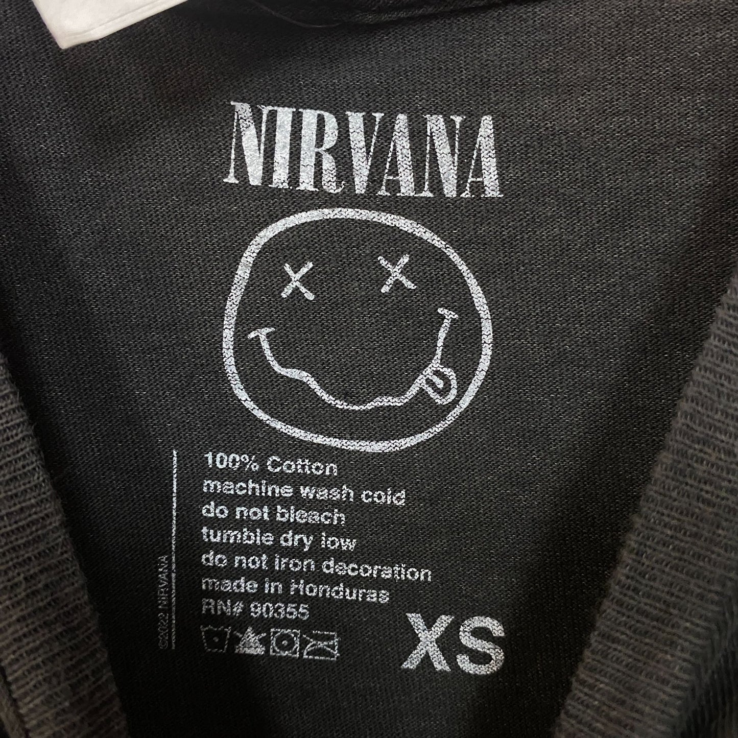 Nirvana Grunge Live Band Tshirt size XS