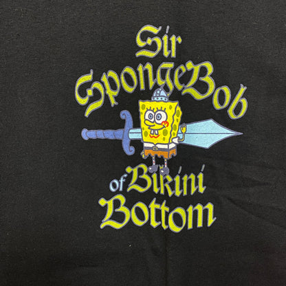 Nickelodeon Sir Spongebob Squarepants of Bikini Bottom Graphic T-Shirt Large