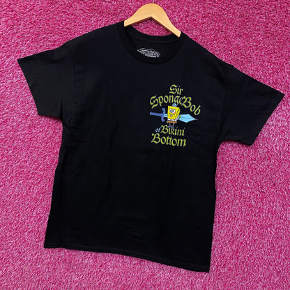 Nickelodeon Sir Spongebob Squarepants of Bikini Bottom Graphic T-Shirt Large