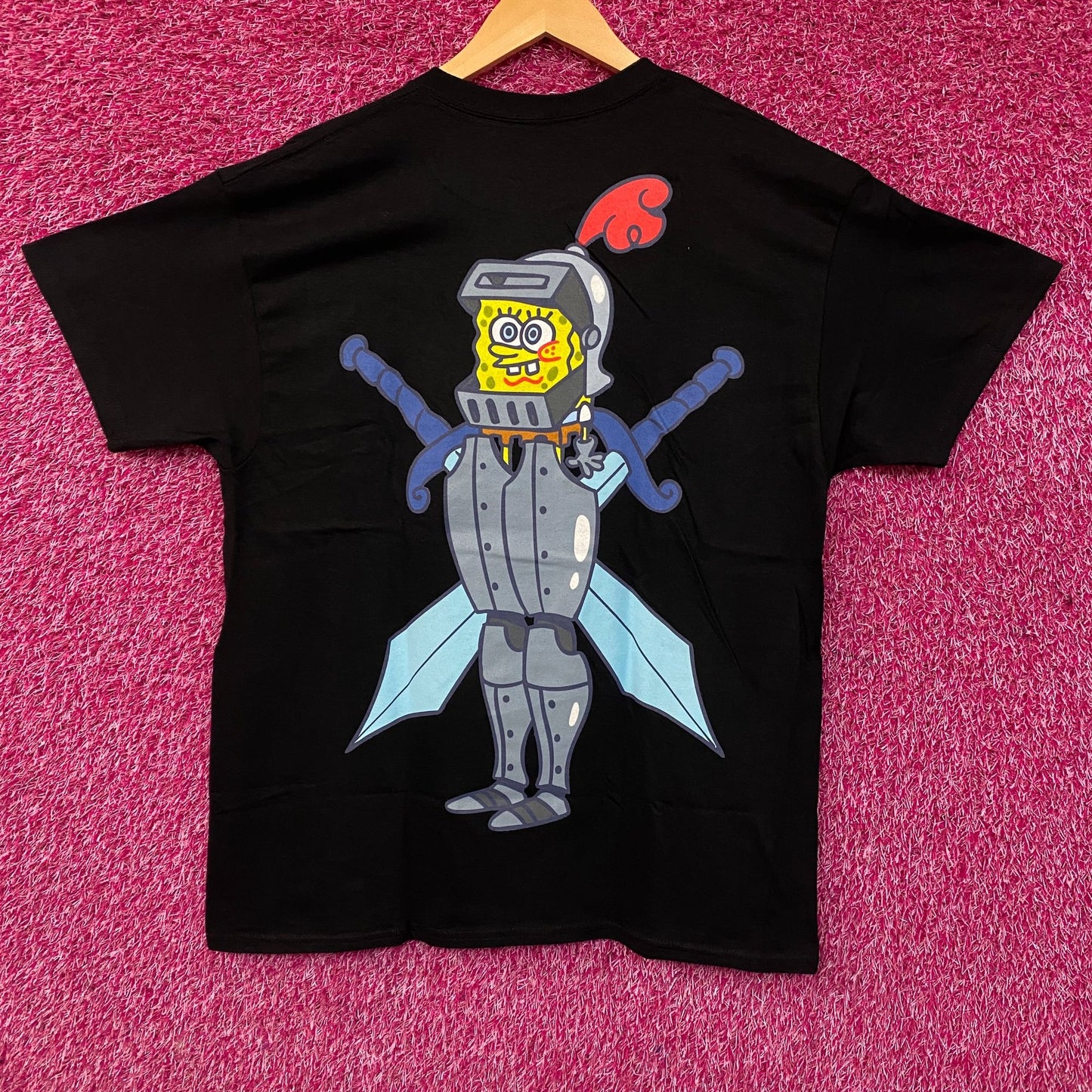 Nickelodeon Sir Spongebob Squarepants of Bikini Bottom Graphic T-Shirt Large