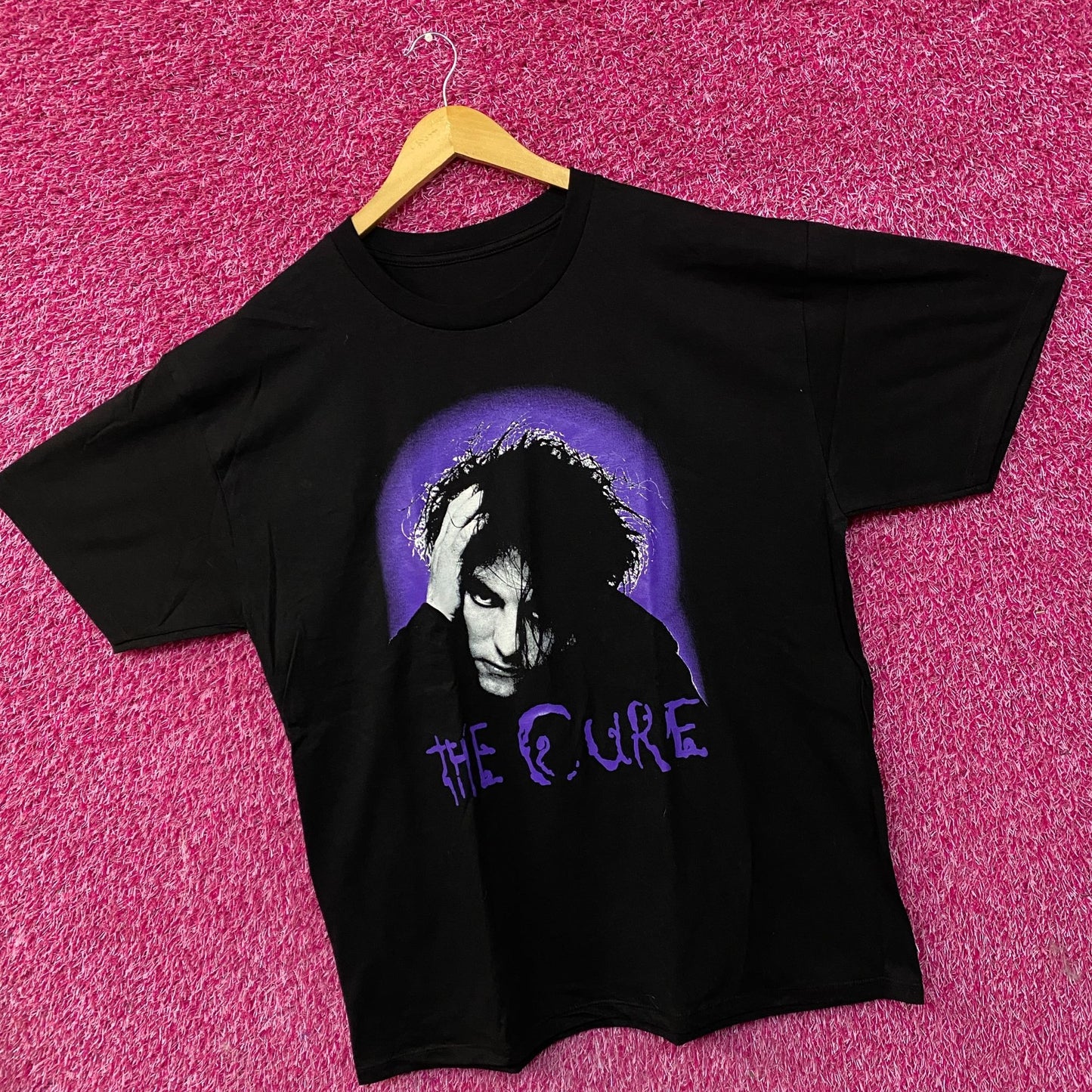 The Cure- Face Logo Robert Smith Graphic Design T-Shirt XL