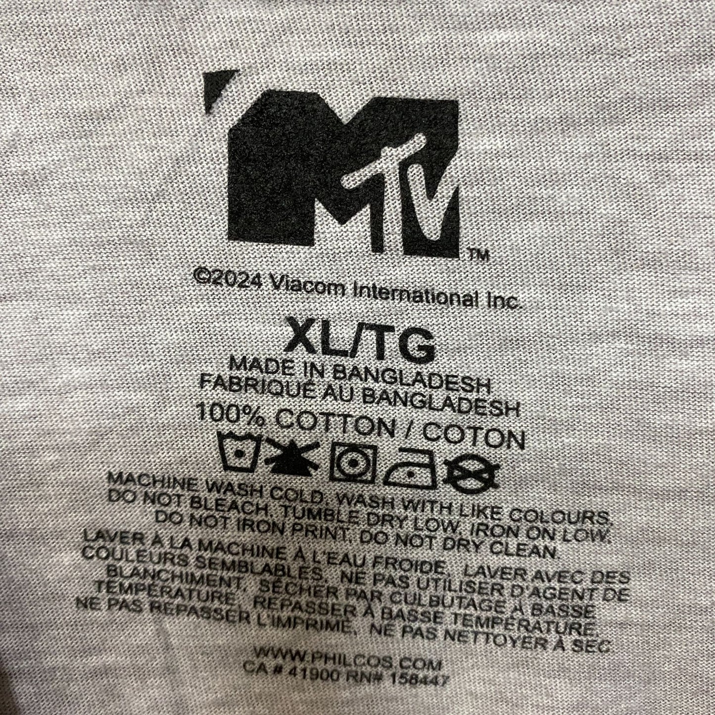 MTV Astronaut Moon Man Trophy Poster T-Shirt Size Extra Large