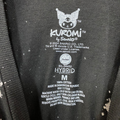 Sanrio Kuromi Butterfly Flame Tie-Dye Kawaii T-Shirt Medium