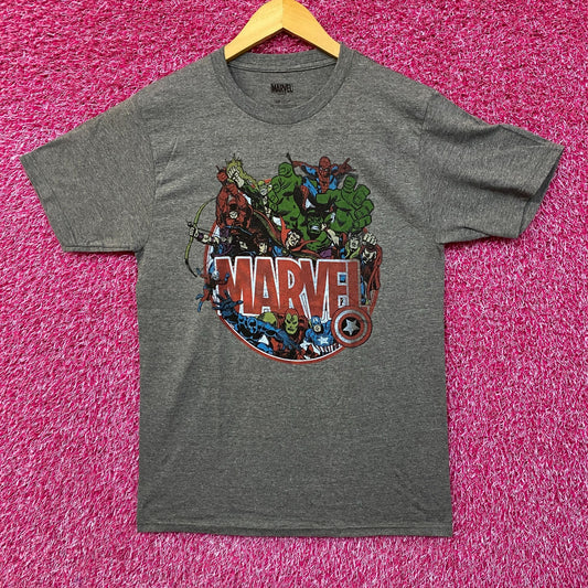 Marvel Comics Avengers Super Heroes Retro T-Shirt SM
