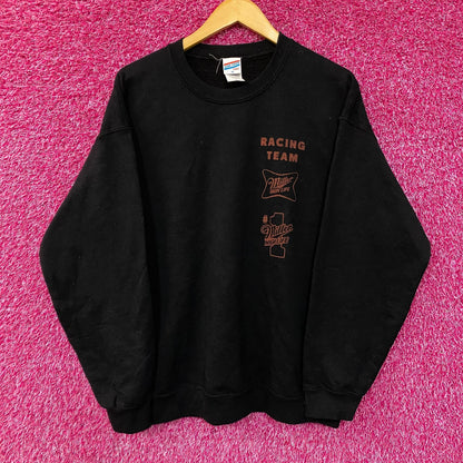 Junk Food Miller High Life Racing Pit Flea Market Fleece size Medium