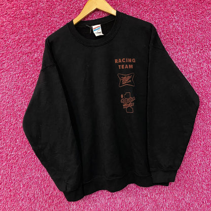 Junk Food Miller High Life Racing Pit Flea Market Fleece size Medium