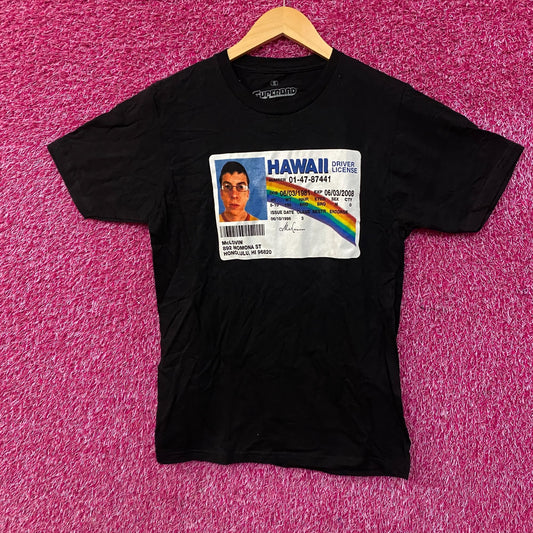 Ripple Junction Superbad McLovin Driver License Graphic T-Shirt Small