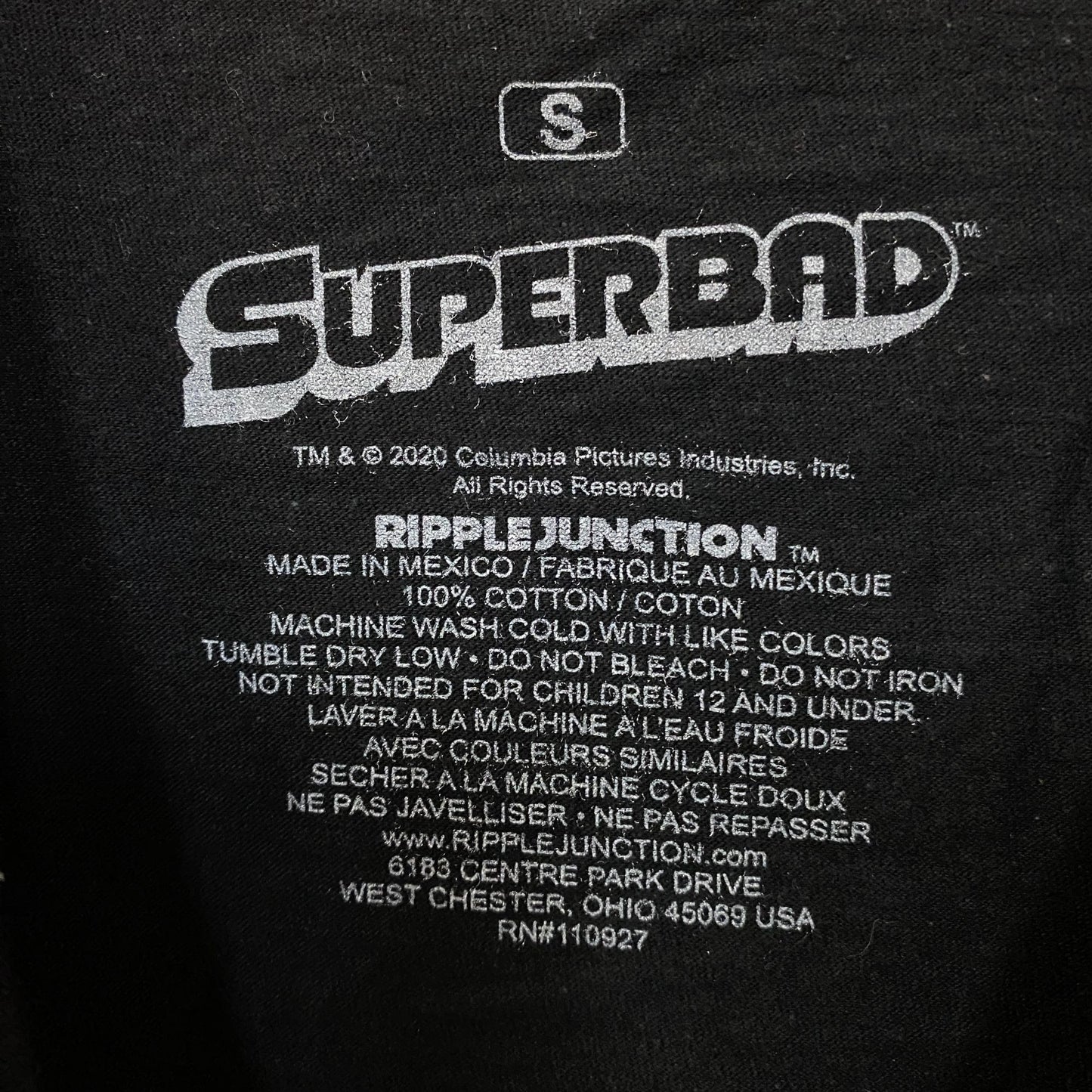 Ripple Junction Superbad McLovin Driver License Graphic T-Shirt Small
