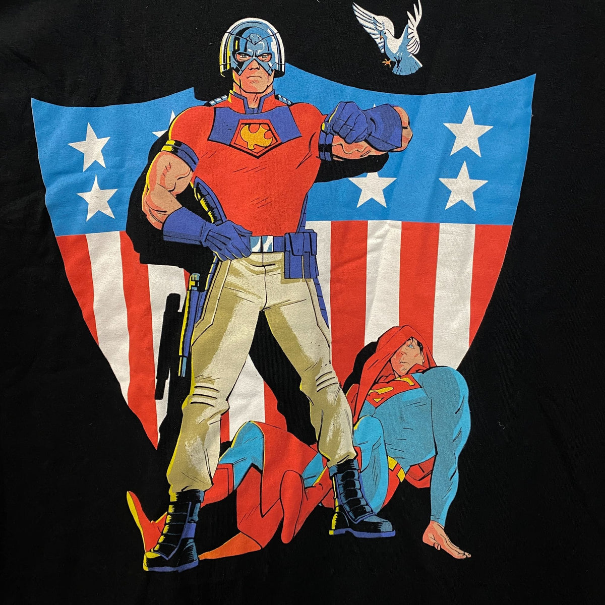 DC Comics Peacemaker & Superman T-Shirt Large