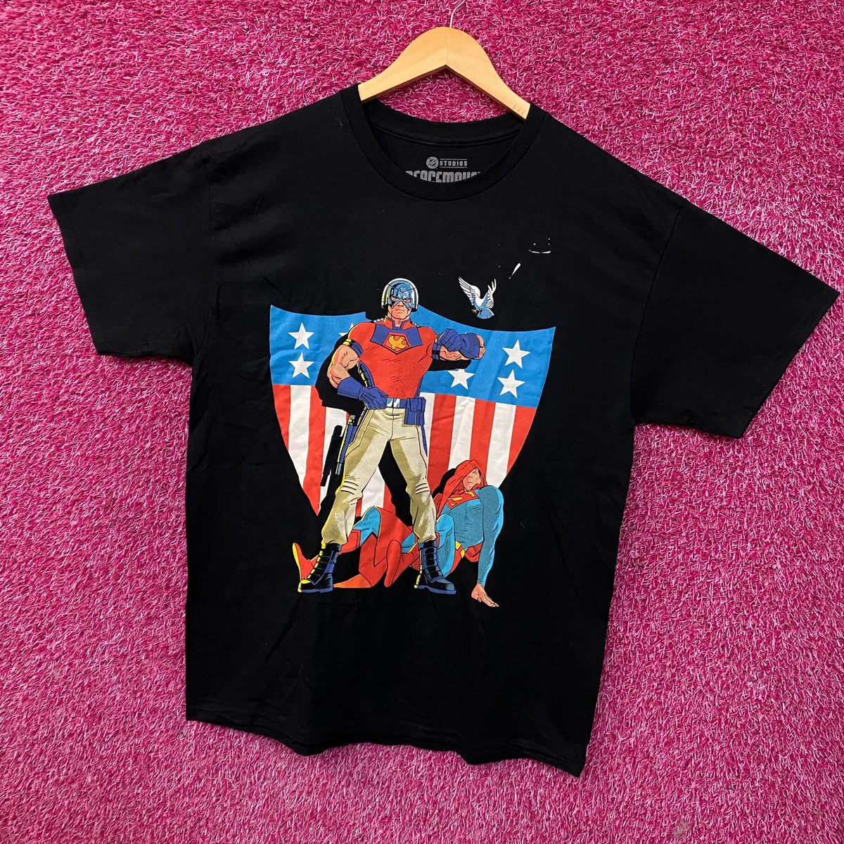 DC Comics Peacemaker & Superman T-Shirt Large
