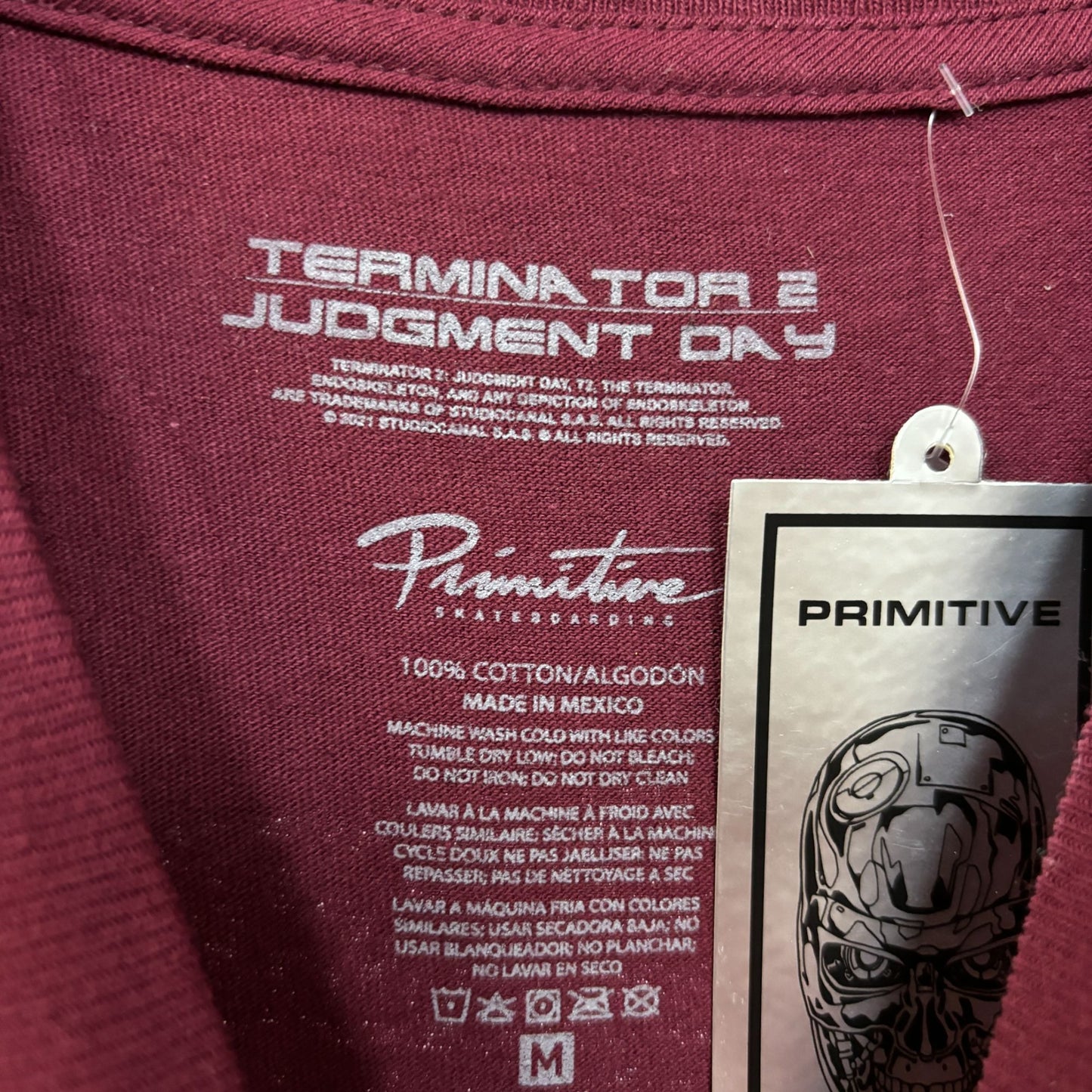 Primitive Terminator 2 Streetwear Tshirt size medium
