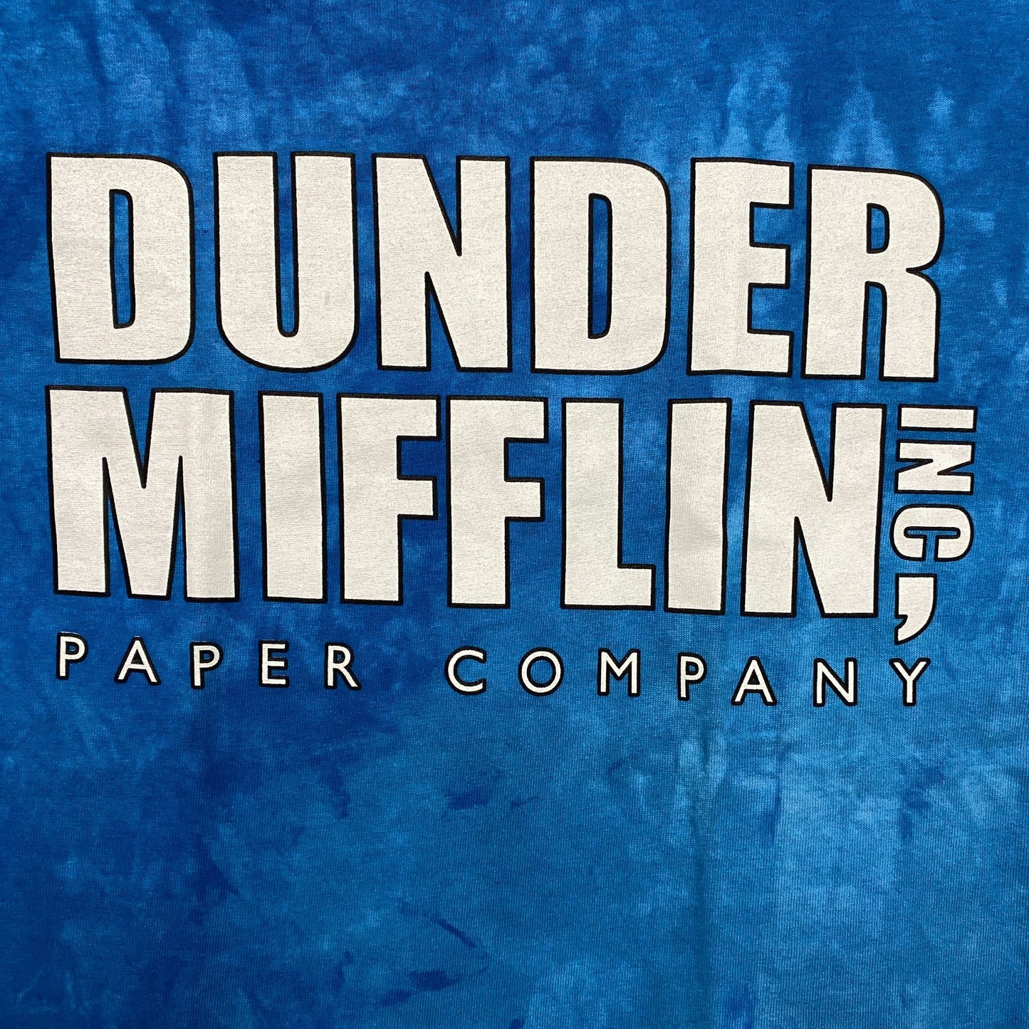 The Office Dunder Mifflin Inc. Paper Company Tie Dye T-Shirt Small
