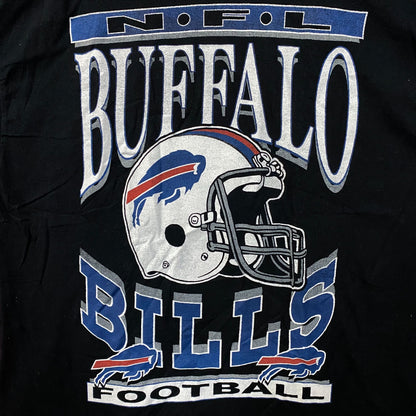 Junk Food Clothing NFL Buffalo Bills Helmet Logo Football Flea Market T-Shirt S/M