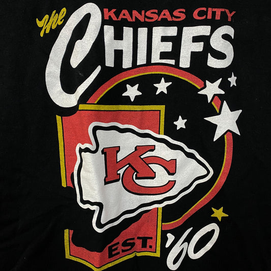 Junk Food Clothing Kansas City Chiefs Star Power Graphic T-Shirt Medium