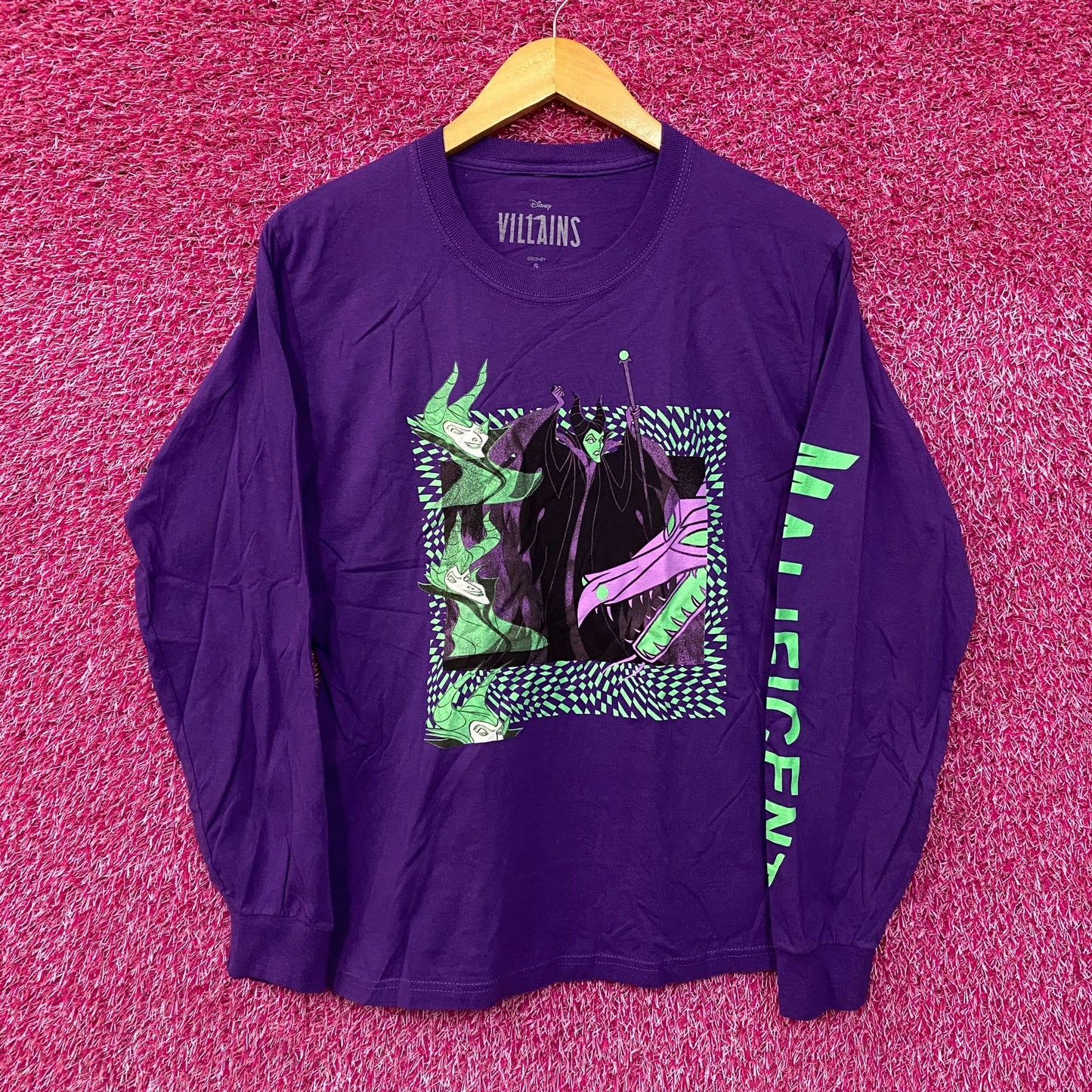 Disney Villains Maleficent Long Sleeve Shirt Small