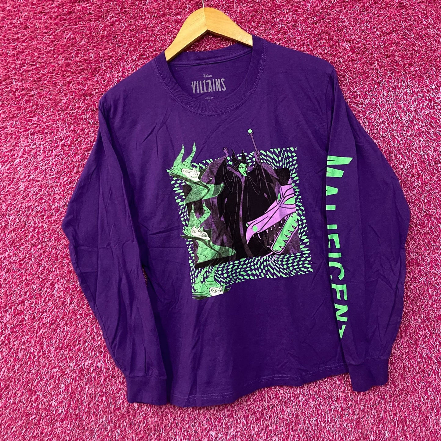 Disney Villains Maleficent Long Sleeve Shirt Small