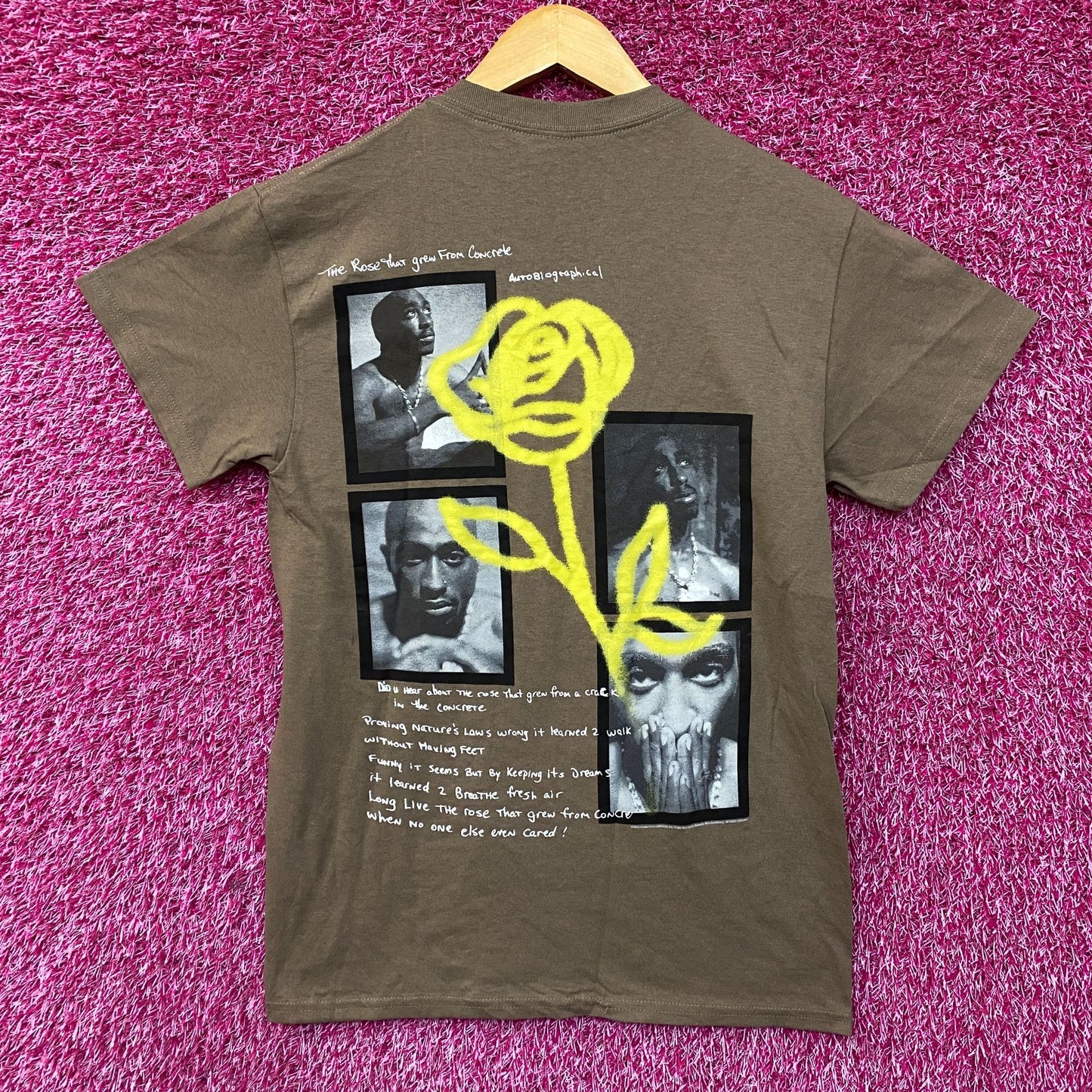 Tupac The Rose That Grew from Concrete Hip-Hop T-Shirt Small