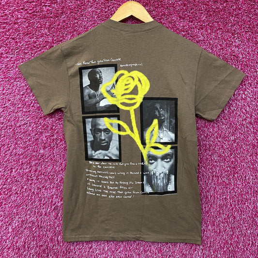 Tupac The Rose That Grew from Concrete Hip-Hop T-Shirt Small