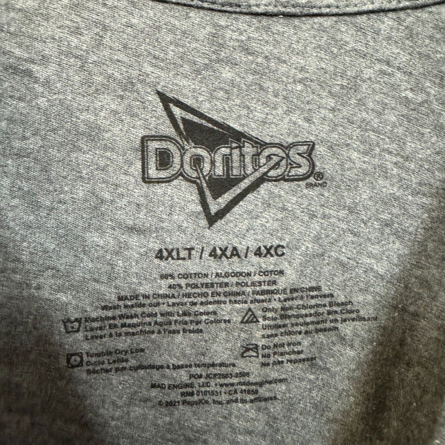 Doritos tortilla chips T-shirt size 4XL