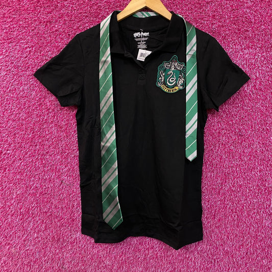 Harry Potter Juniors Slytherin Caped Polo Shirt  XL