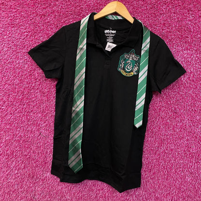 Harry Potter Juniors Slytherin Caped Polo Shirt  XL