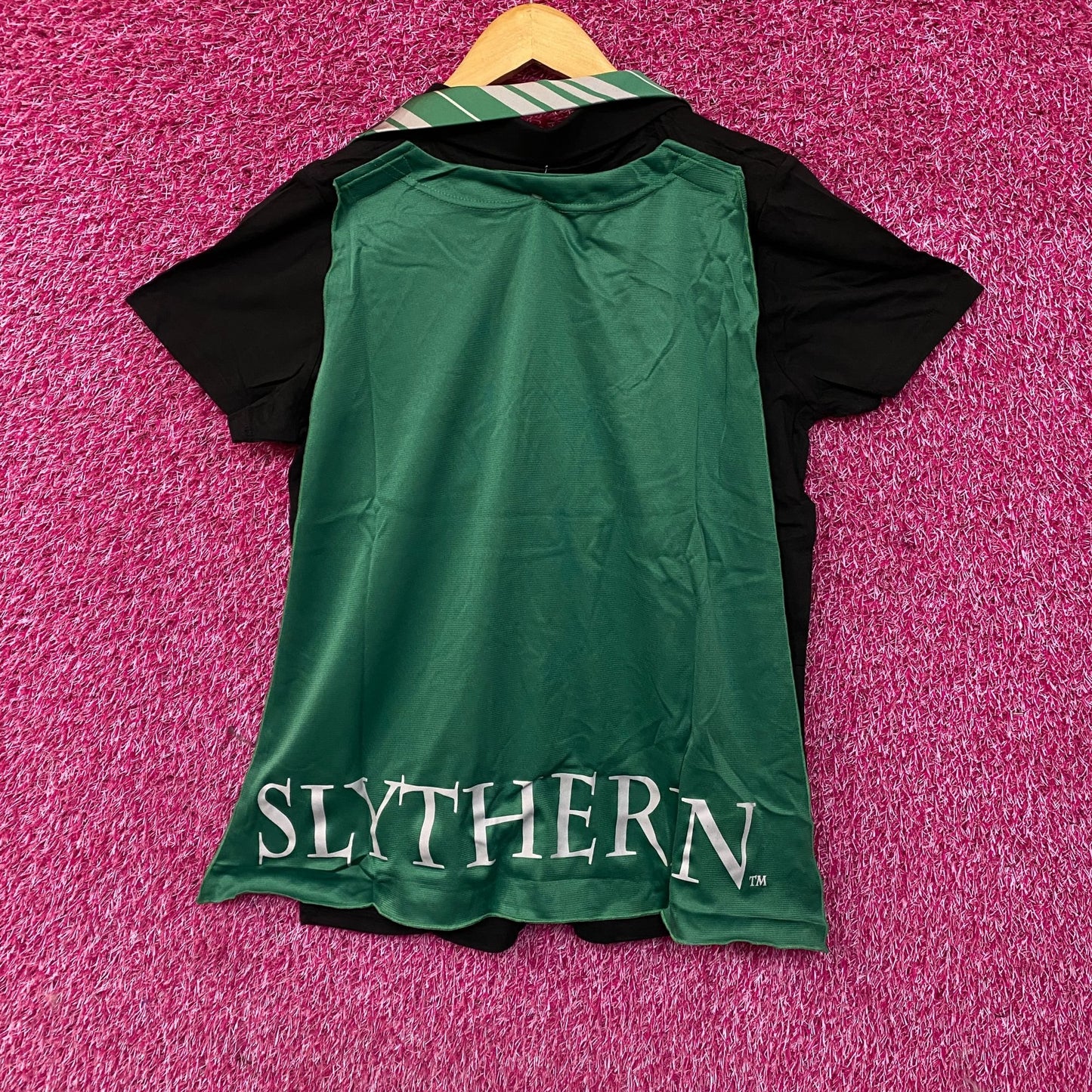 Harry Potter Juniors Slytherin Caped Polo Shirt  XL
