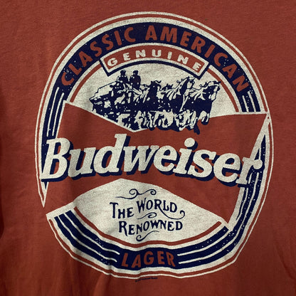 Budweiser World Renowned Classic American Lager T-shirt size XS