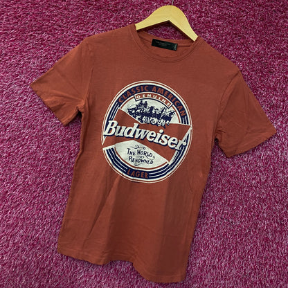 Budweiser World Renowned Classic American Lager T-shirt size XS