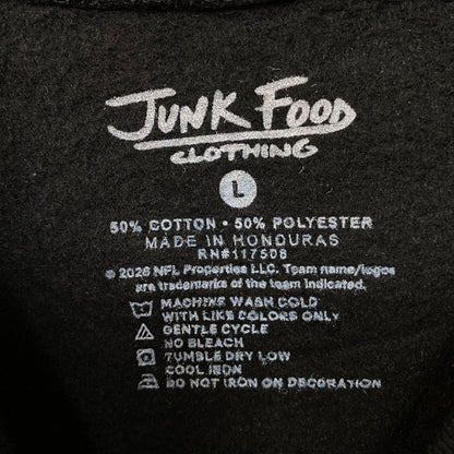 Junk Food Clothing NFL Los Angeles Chargers Helmet Logo Flea Market Crew Fleece Large