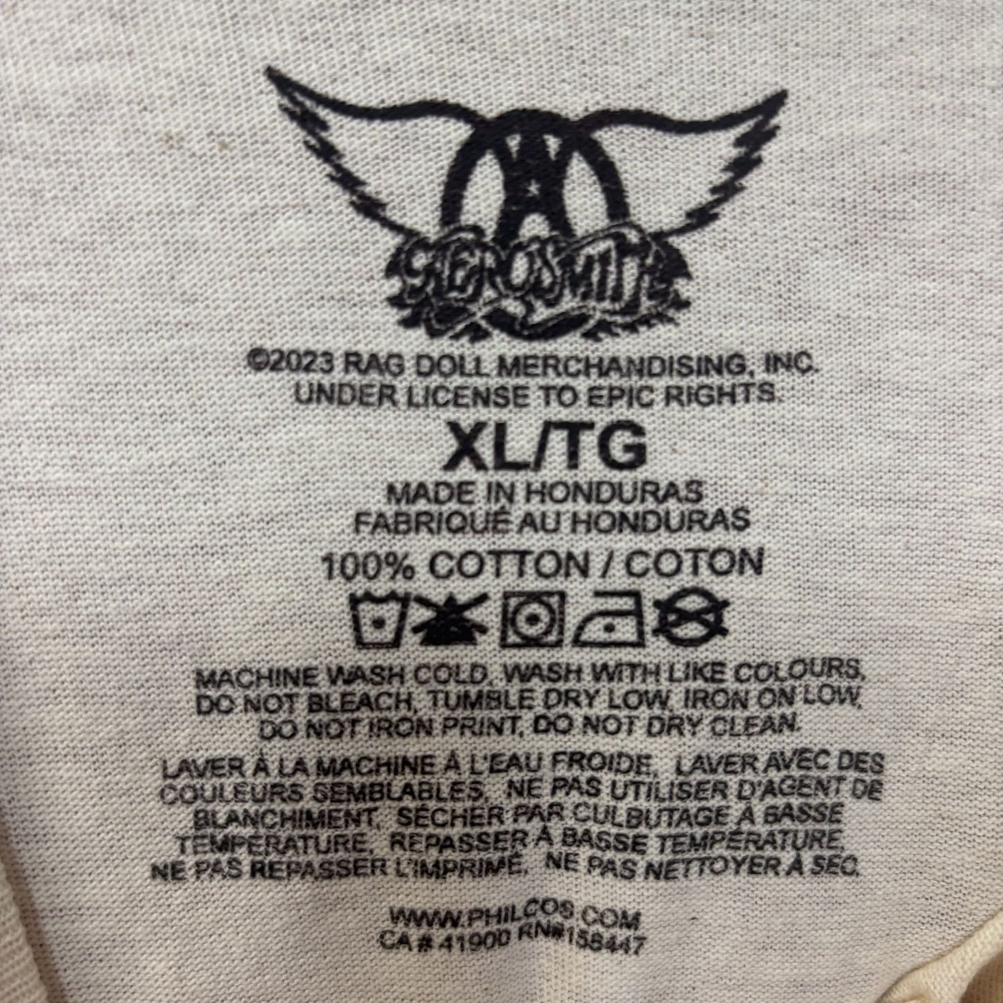 Aerosmith Just Push Play Album Cover T-Shirt XL