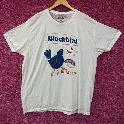 Junk Food Clothing Women's The Beatles "Blackbird" Graphic Tee 2XL
