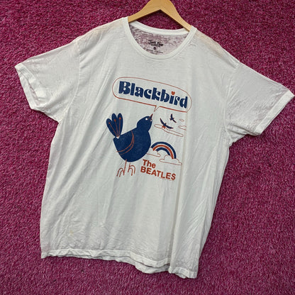 Junk Food Clothing Women's The Beatles "Blackbird" Graphic Tee 2XL
